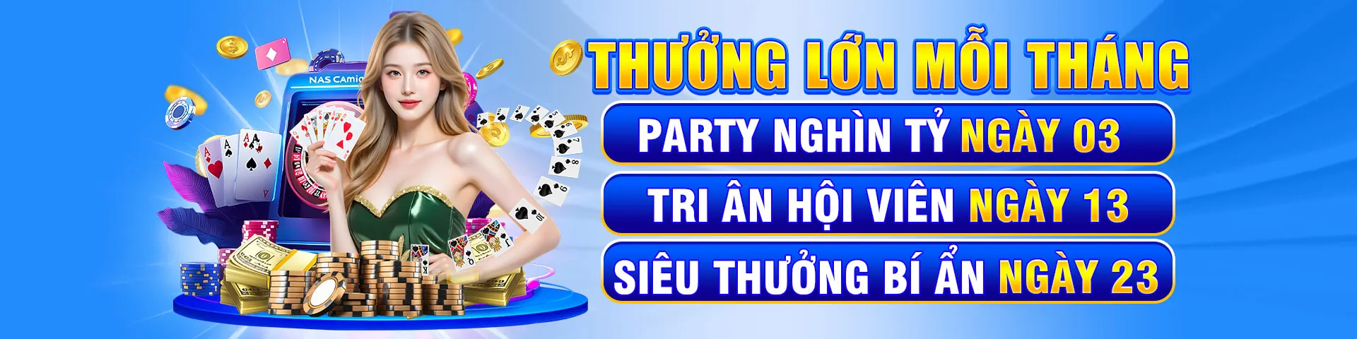 Sòng bạc trực tuyến 13 winbet với các trò chơi casino trực tuyến và người chia bài thật
